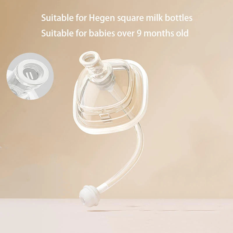 AN PEI Square Bottle Accessories For Hegen Bottles Cup Cover Handle Nipple Universal