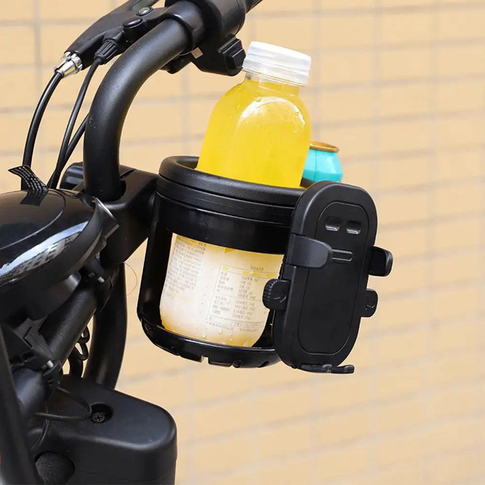 Baby Bottle Holder Dual Feeding Bottle Buggy Bottle Holder Baby Stroller Accessories Stroller Cup Holder Mobile Phone Holder