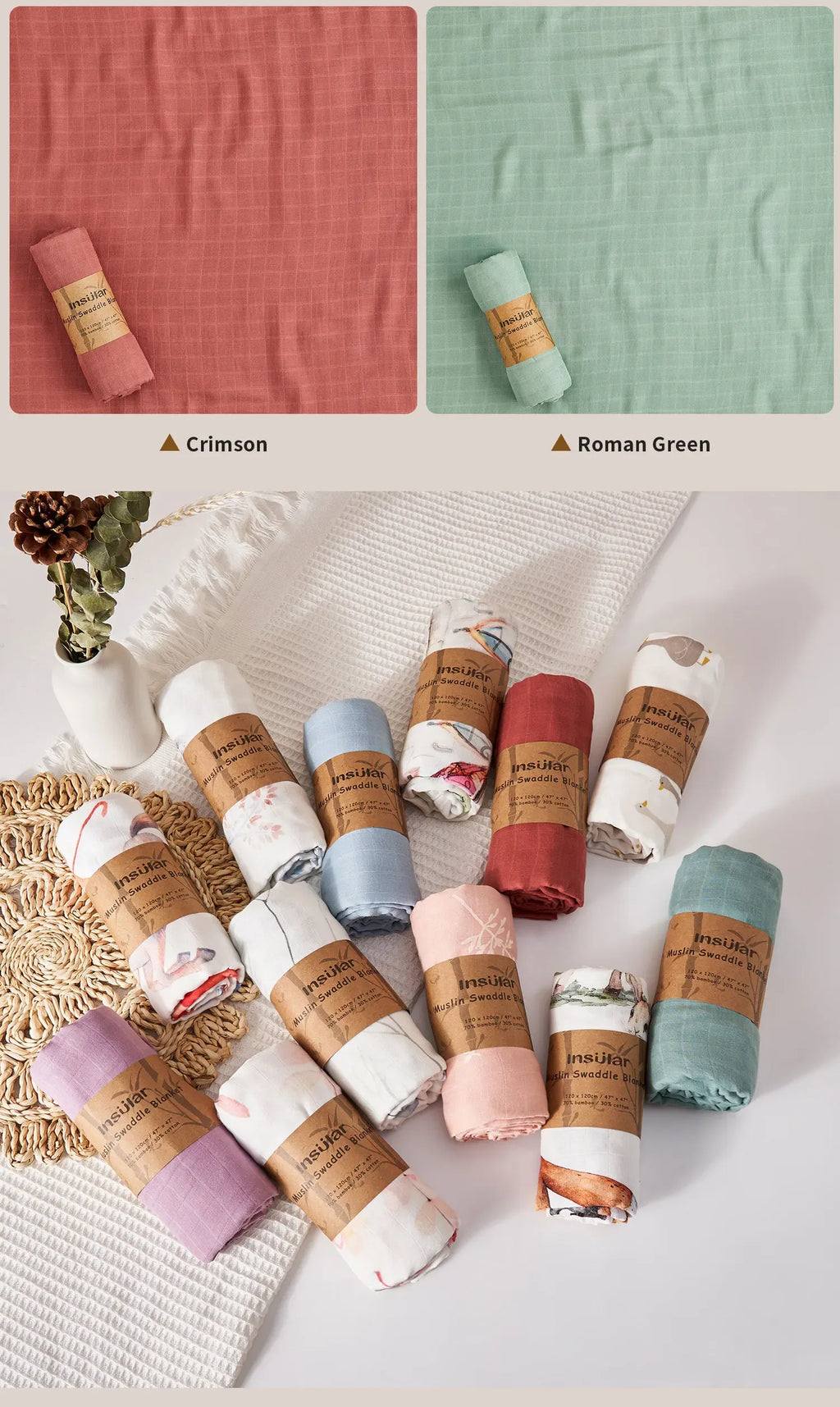 120*120 Cm Soft Muslin 100% Cotton Baby Blanket Cute Cartoon Newborn Blankets Bath Gauze Infant Wrap Sleepsack Stroller Cover