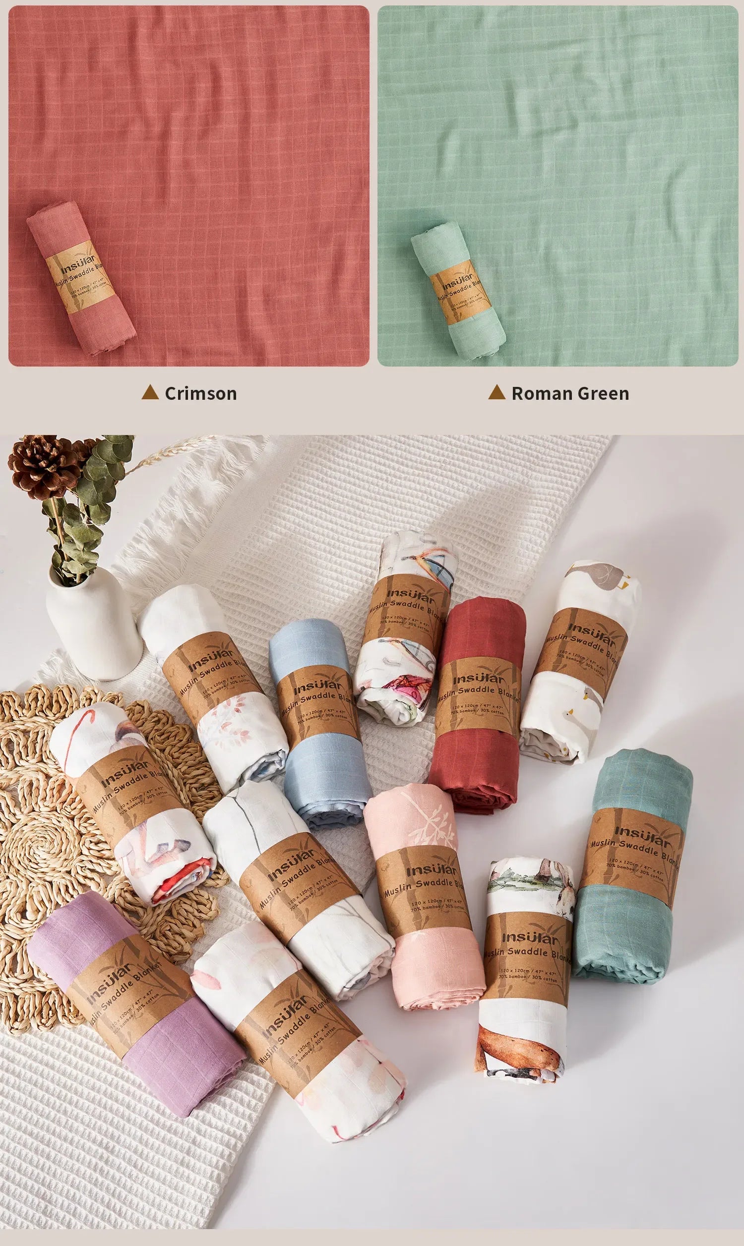 120*120 Cm Soft Muslin 100% Cotton Baby Blanket Cute Cartoon Newborn Blankets Bath Gauze Infant Wrap Sleepsack Stroller Cover