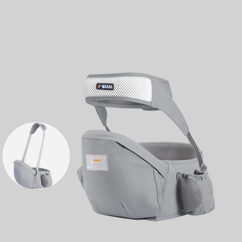 Wra Cotton Baby Carrier With Hip Seat Sling For Newborns Breathable Comfort Model Wra