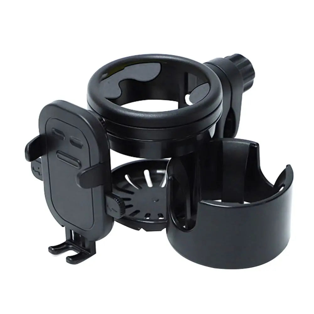 Baby Bottle Holder Dual Feeding Bottle Buggy Bottle Holder Baby Stroller Accessories Stroller Cup Holder Mobile Phone Holder