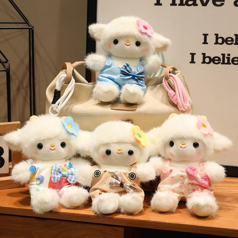 Wholesale Hot Cute Plush Companion Doll Anime  Rabbit Panda Cartoon Desk Companion Doll 15cm Soft Plush Toy Sleeping Gift