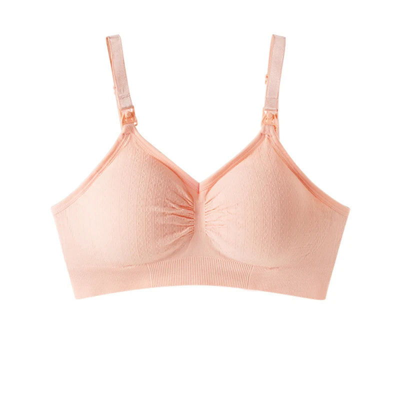 Nursing Bra Front Buckle For Breastfeeding Breathable Maternity Underwear Seamless Push Up Model S1