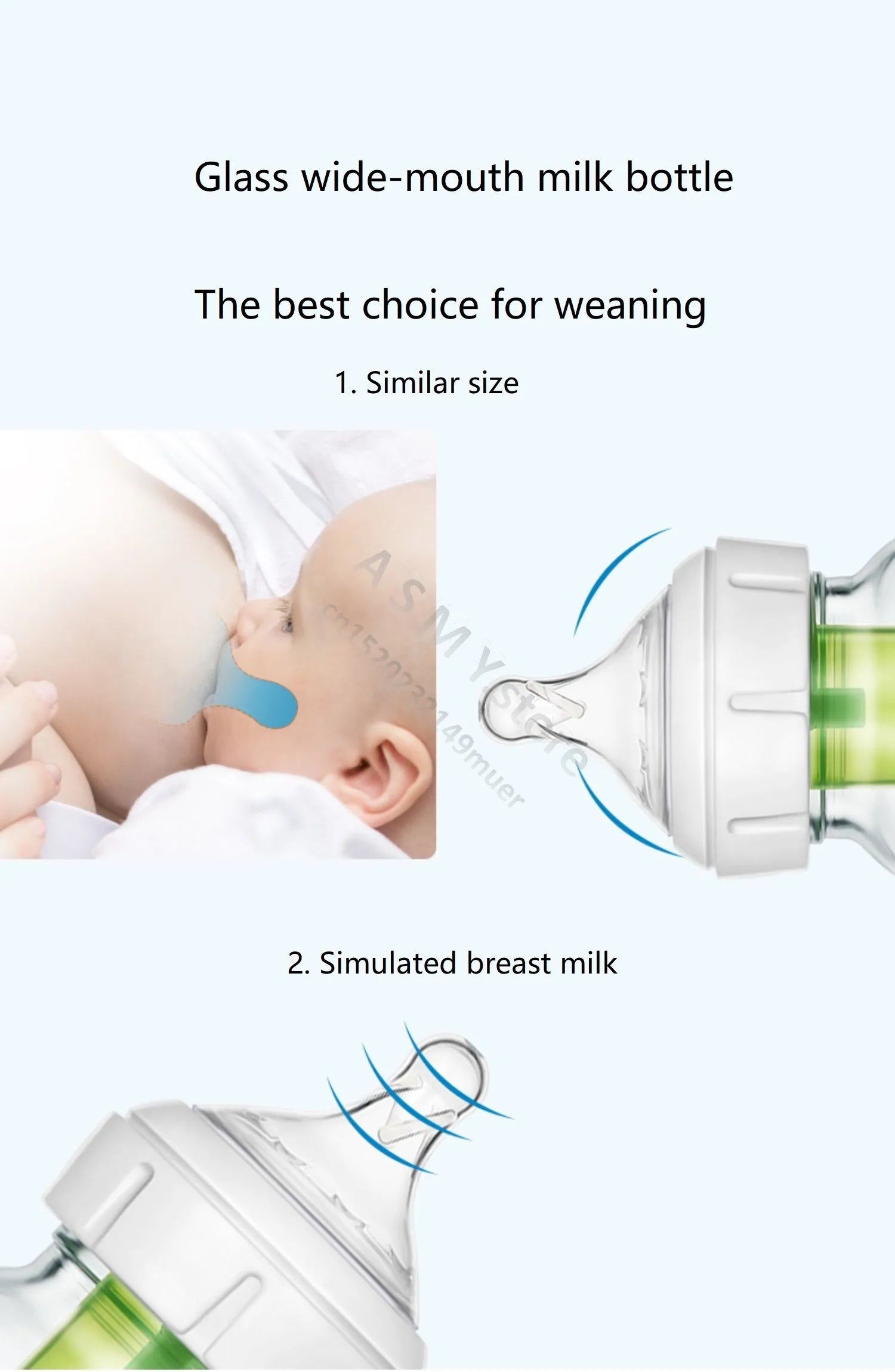 NEW Dr. Brown's glass bottle drbrowns newborn glass bottle baby PPSU bottle anti-flatulence