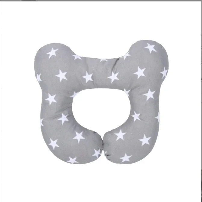 U Shaped Baby Stroller Neck Pillow For Newborn Car Seat Headrest Cushion Cartoon Design