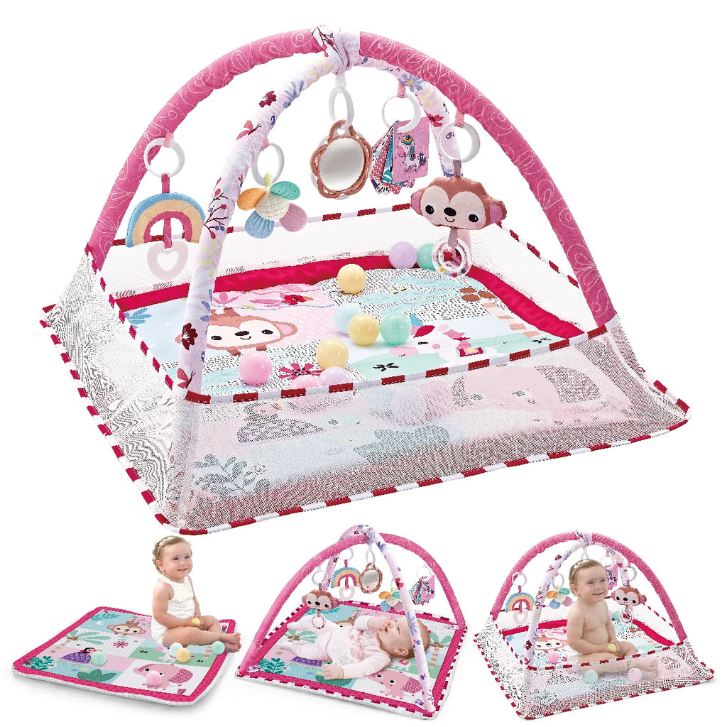 Baby Enlightenment Game Mat Crawling Blanket Early Education Activity Gym Multifunctional Fence Fitness Frame Toys