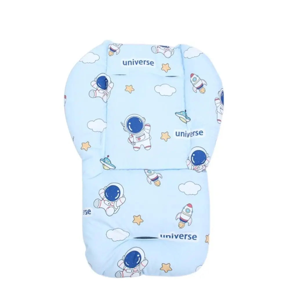 Cartoon Pattern Baby Stroller Cushion Stroller Accessories Baby Seat Cushion Pushchair Car Mat Car Seat Seat Liner