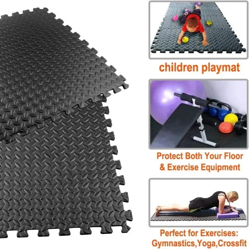 Martial Arts Mats Foam Floor Mats Taekwondo Karate Judo Exercise Puzzle Mat Tatami EVA Black Yellow Blue Green Waterproof