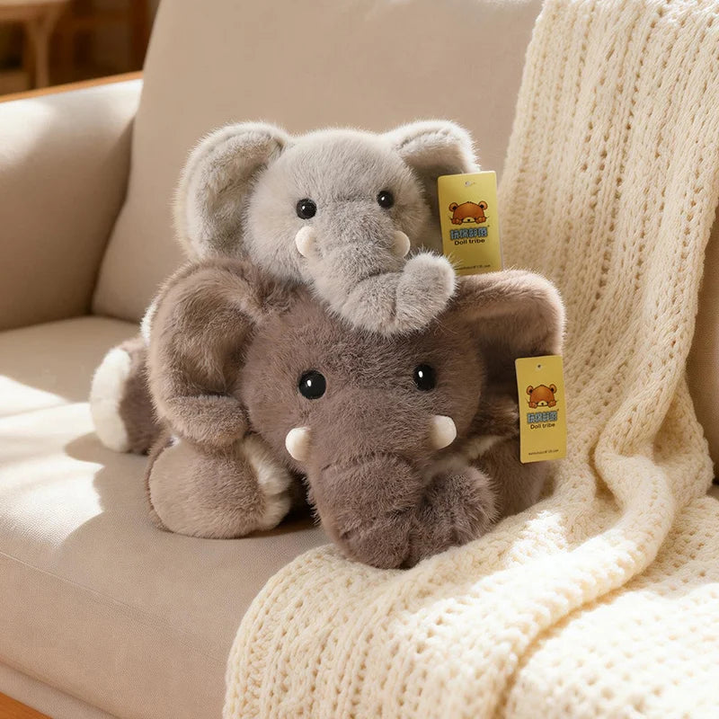 Hot Stuffed Animals Elephant Plush Doll Back Cushion Sofa Decorative Stuffed Elephant Toy 30/45cm Throw Pillow Elephant Doll