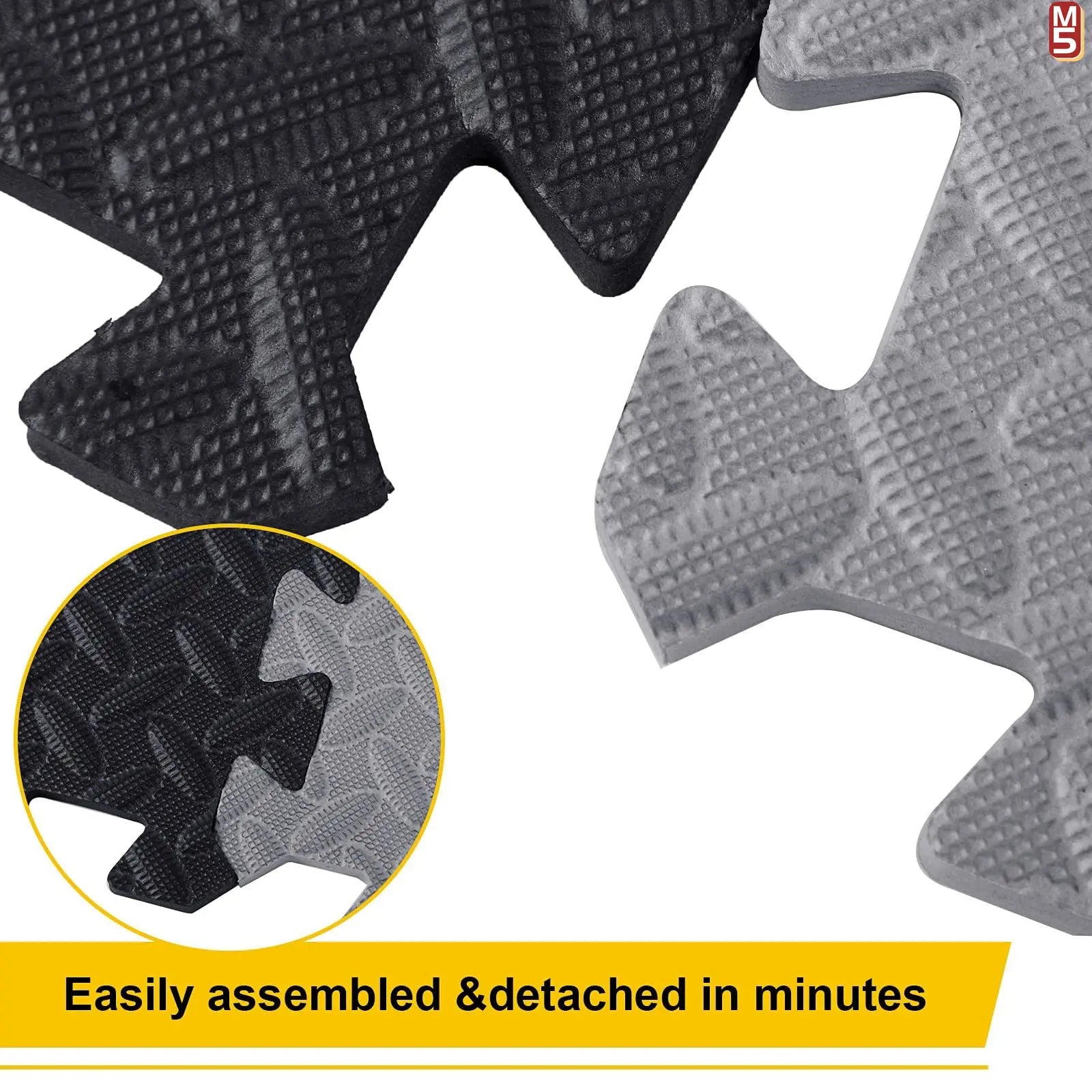 1-20PCS Soft Foam Interlocking Carpet Tiles - Non-Slip Puzzle Floor Mats Ideal for Home Gym and Baby Playroom  Rugs for Bedroom