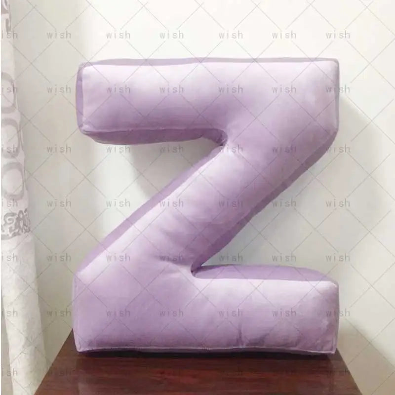 26 Letters Throw Pillow Hand Crafted Children Party Gift Backrest Toys Bedroom Background Decor Photography Prop Baby Shower