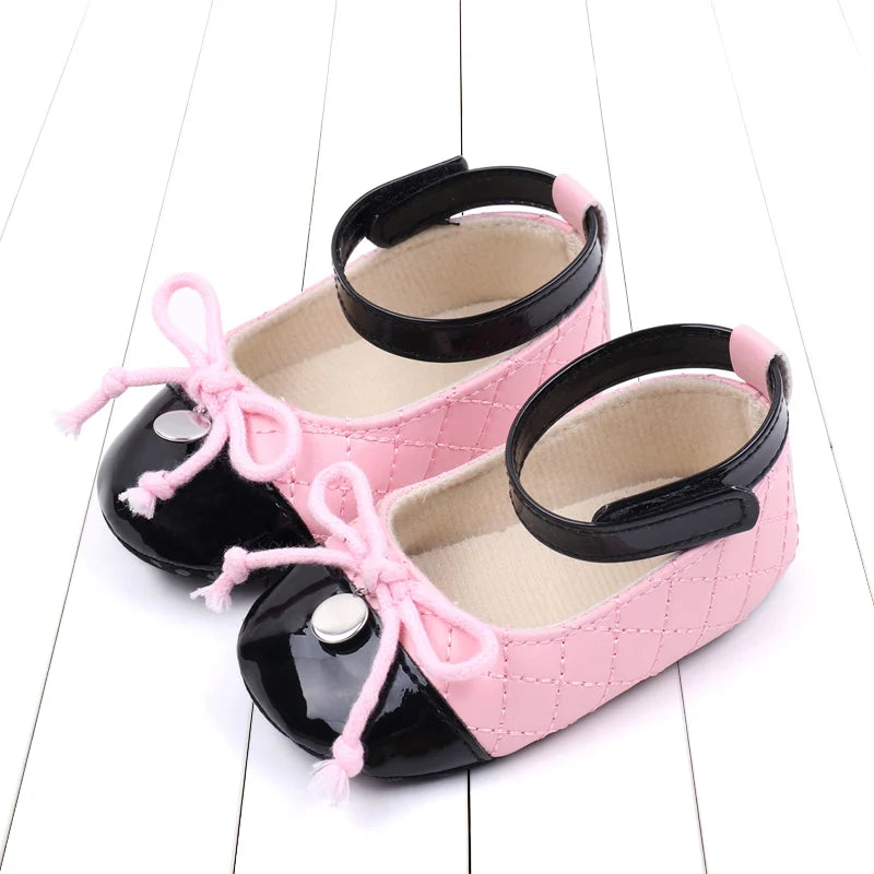 2025 New Fashion Spring and Summer Baby Girl Style Cute Bowknot Sandal Soft Cotton For 0-18 months High Quality PU Baby Shoes