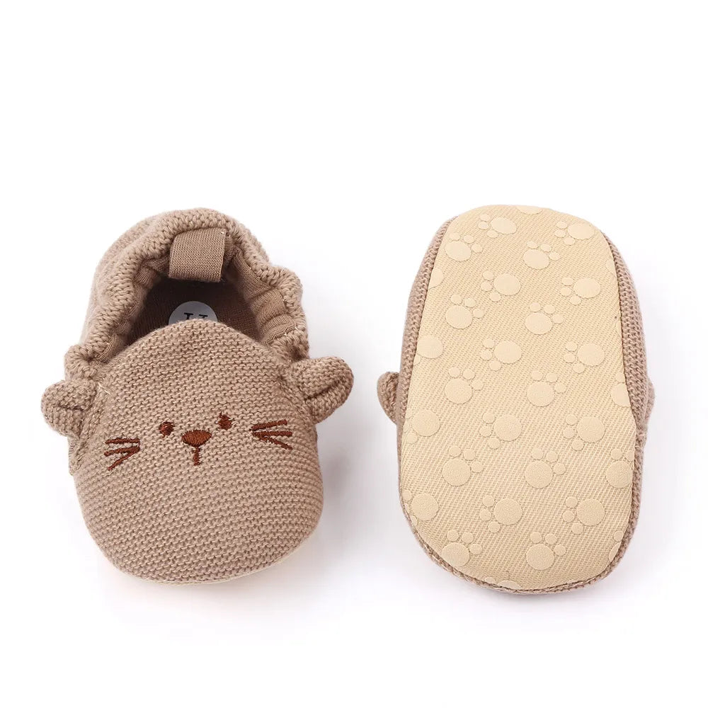 2025 Hot Selling Baby Boys And Girls First Walking Indoor Outdoor Toddler Shoes With Cute Design And High Quality Cotton Sole