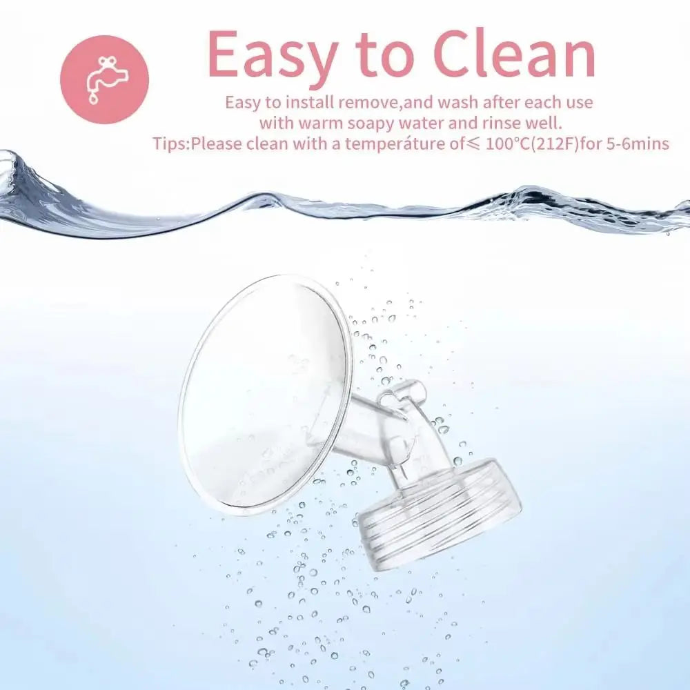 Wide Mouth Breast Pump Accessories Three Way Connector Baby Breastfeeding Accessories Professional Replacement Breastpump Parts