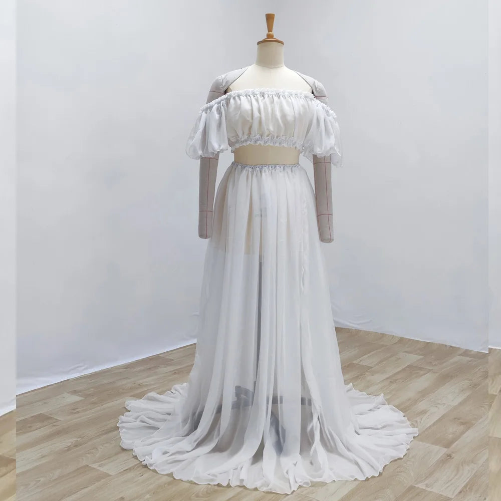 Maternity Gown Two Piece