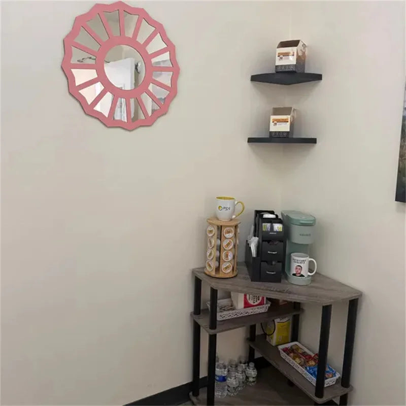 Divine Feminine 3D Mirror - Handmade Wood & Acrylic Wall Decor