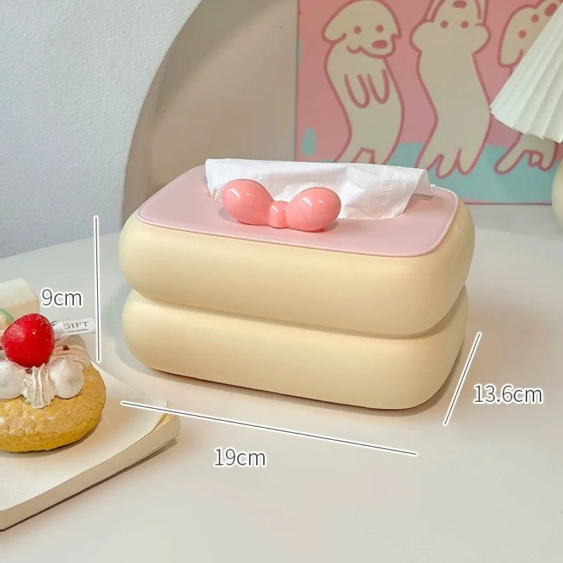 Tissue Box With Spring Automatic Lift Desktop Drawer For Table Use In Home Office Large Capacity Storage Box