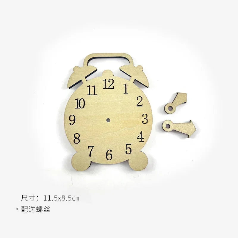 DIY Montessori  Busy Board Accessories Bee Flower Gear Gate Educational Toys LED Lamp Drum Learning Wooden Game Busy Board Toy