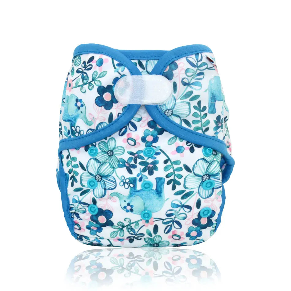 EezKoala One Size Cloth Diaper Cover Waterproof Reusable Pocket Diaper Hook Loop Closure