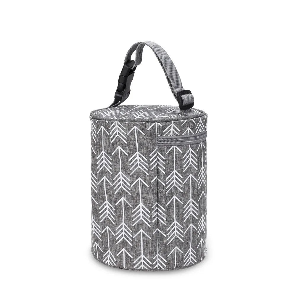 Thermal Insulation Stroller Hanging Bag Hanging Design Large Capacity Insulated Breastmilk Cooler Bag Travel Carrier Waterproof