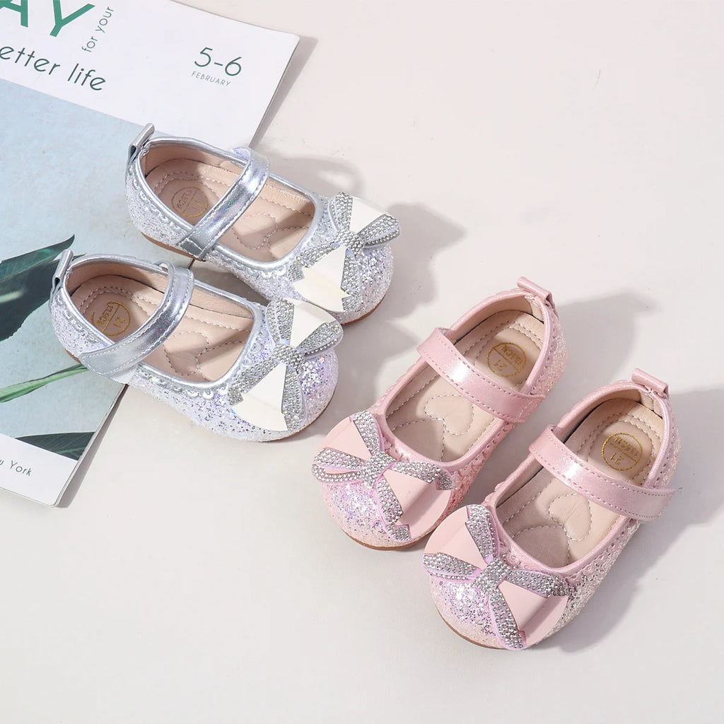 2025 Summer And Autumn Baby Girls First Walking Toddler Shoes Fashion Sequins Baby Girl Sandals For 0-3Y Kids Princess Shoes