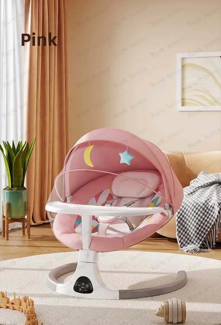 Smart Electric Baby Swing and Automatic Rocking Bassinet