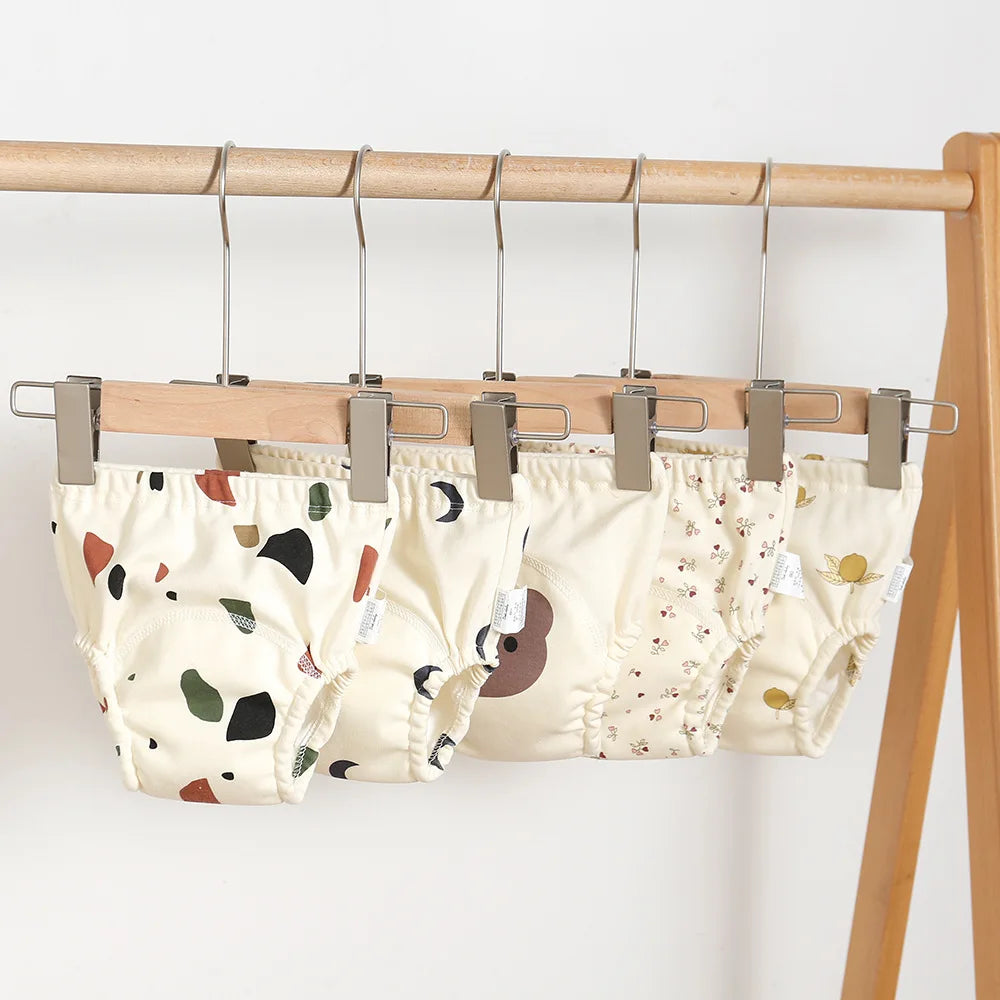 Newborn Baby  Diapers Washable Reusable Nappies Grid Eco Friendly Cotton Baby Cloth Training Pant Cloth Adjustable Diaper