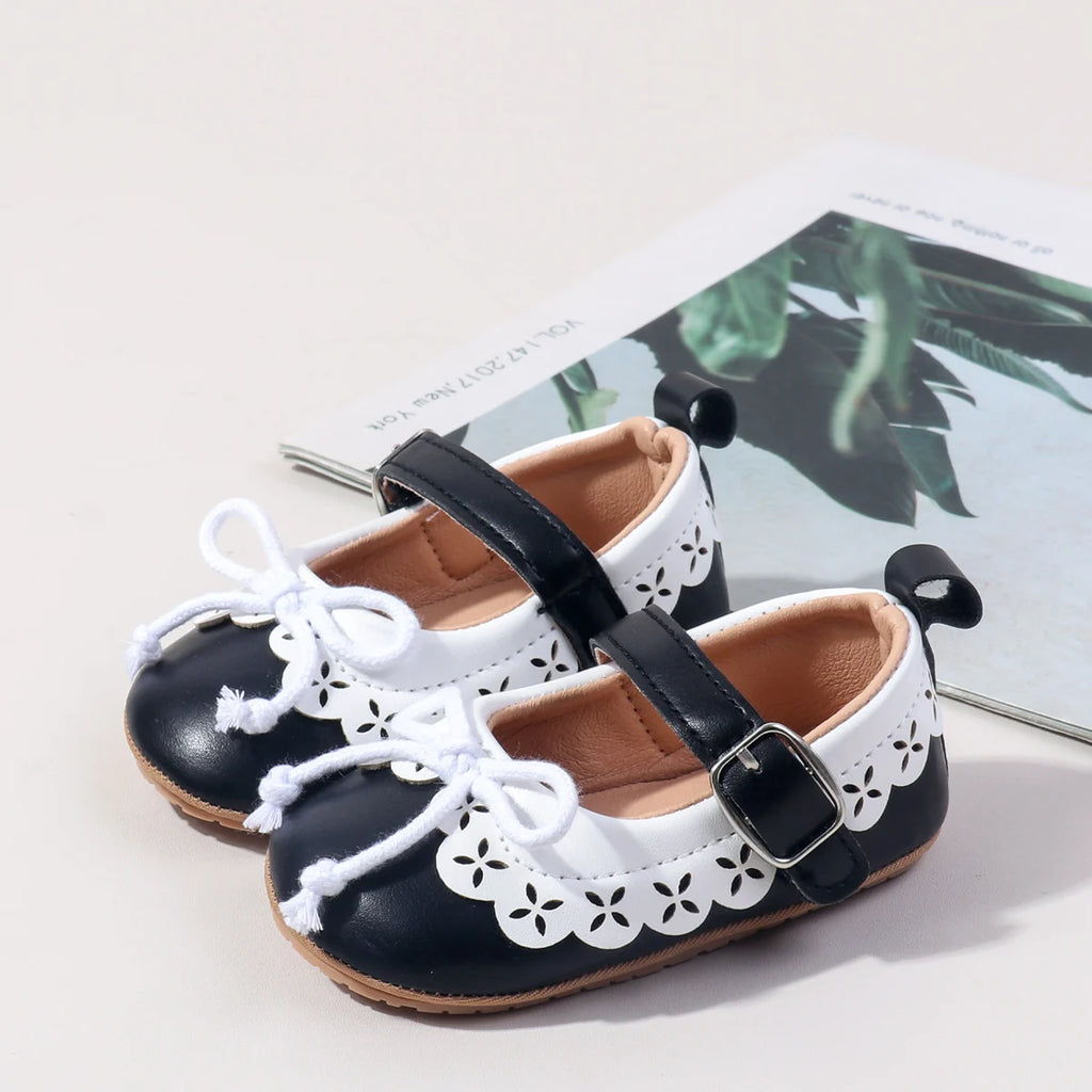 Hot Selling Spring And Autumn Baby Girls First Walking Toddler Shoes Cute Design For 0-18M Baby Girl Princess Shoes BBW7173