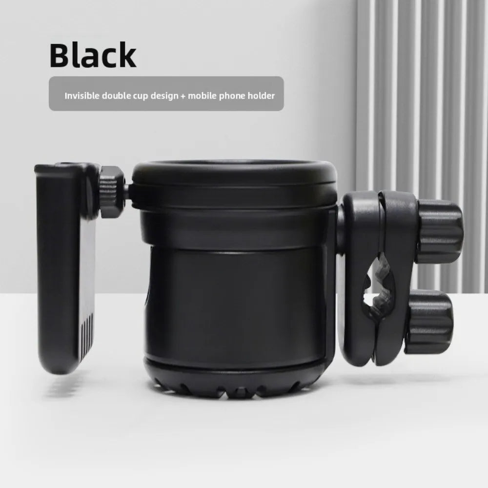 Large Caliber Baby Stroller Cup Holder Adjustable Easy To Install Kids Cup Stand Anti-slip Phone Holder