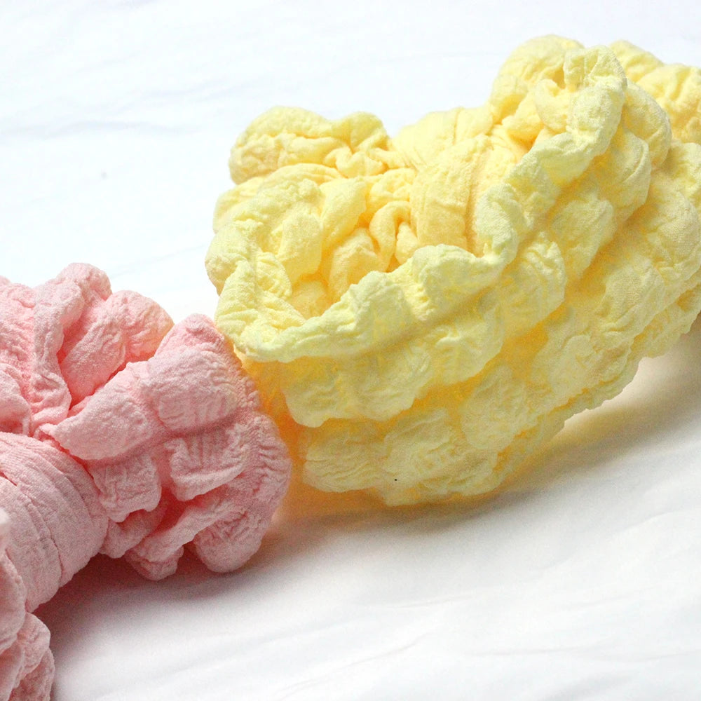 Bubble Print Beanie for Baby Girls Big Bowknot Turban Hat kids Indian Cap Cotton Beanies Infant Popcorn Hats Newborn Headwear