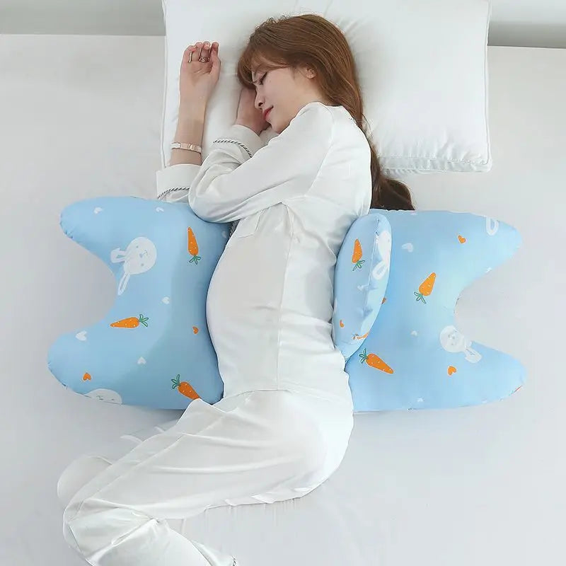High-quality Pregnant Women Waist-protecting Side Sleep Pillow Multi-purpose Maternity Backrest Pillow Pregnancy Sleep Artifact