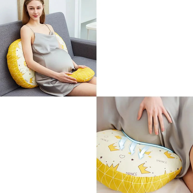 Multi-function U-shaped Pregnancy Pillow Maternity Side Sleeping Waist Belly Support Pillow Late During Pregnant Sleep Artifact