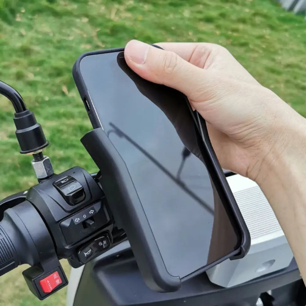 Baby Stroller Cellphone Holder 360° Rotate Handfree Phone Bracket Baby Pram Shockproof Mobile Phone Support Stroller Supplies