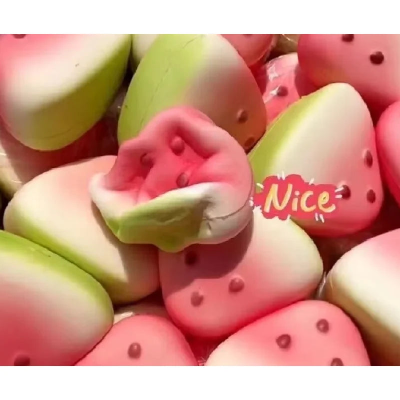Squishy Watermelon Fidget Toy Anti-Stress Slow Rising Fruit Pinch Squeeze Stress Reliever Funny Pressure Reducer Prop
