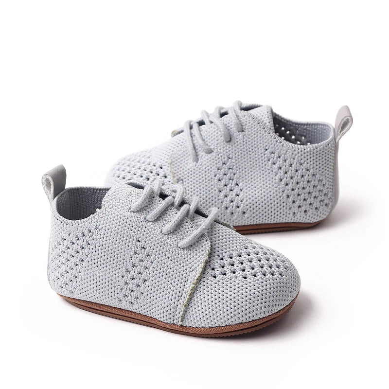 Spring Autumn Children's Mesh Sports Shoes Breathable Mesh Footwear Baby Shoes Casual Shoes 0-1 Years Old Soft Topped Baby Shoes