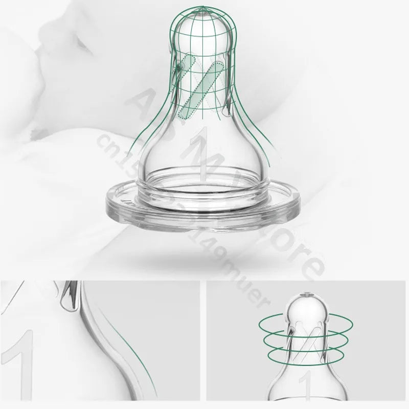 Dr. Brown's newborn Glass baby bottle/Anti-colic/baby glass bottle/standard caliber/120ML 250ML