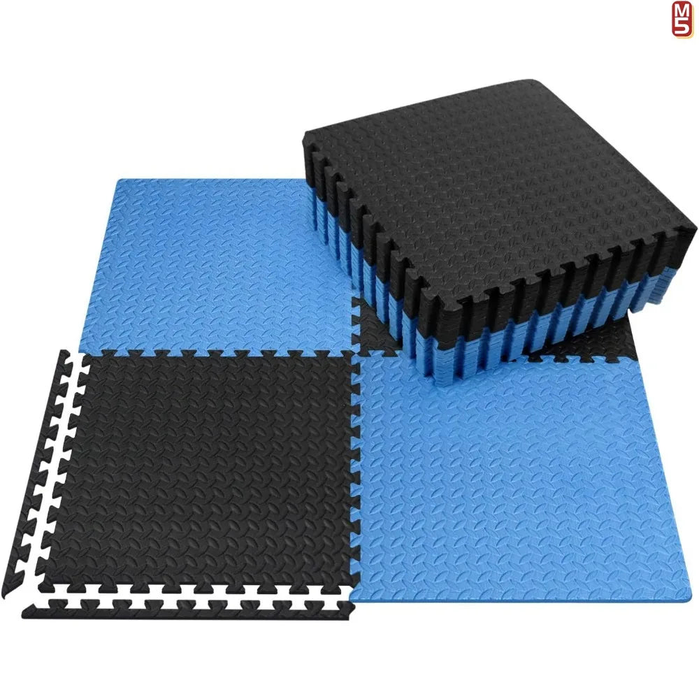 1-20PCS Soft Foam Interlocking Carpet Tiles - Non-Slip Puzzle Floor Mats Ideal for Home Gym and Baby Playroom  Rugs for Bedroom