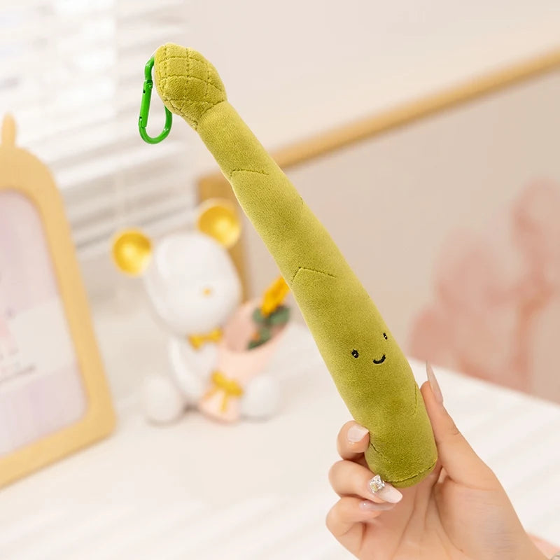 Kawaii Vegetable Plush Toys Cute Vegetables Pendant Onion Chili Mushroom Carrot Plush Pendant Keychain Toy