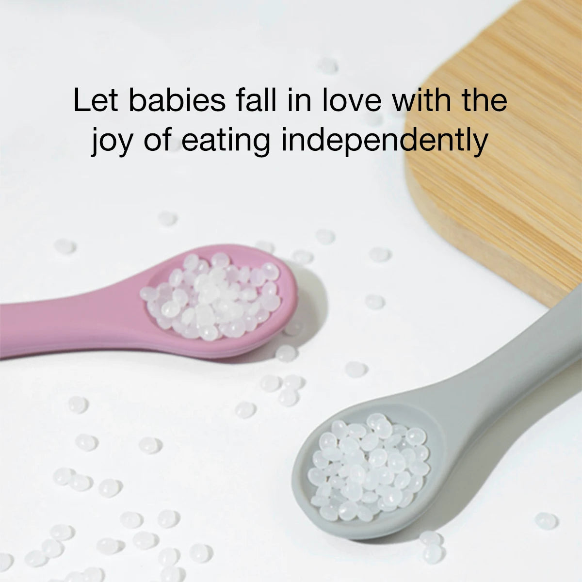 Soft Silicone Baby Feeding Spoon BPA Free Newborn Infant Weaning Spoon Heat Resistant Chewable Training  Daily Feeding Tableware