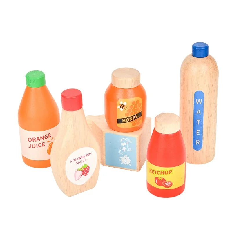 Chechele 2026 Montessori Simulation Kitchen Toy Educational Play Set Tomato And Fruit Pretend Gel