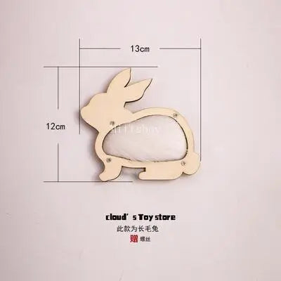 Busy Board Educational Toy For Children Seesaw Switch Valve Wood Chips Bottom Plate Model 01