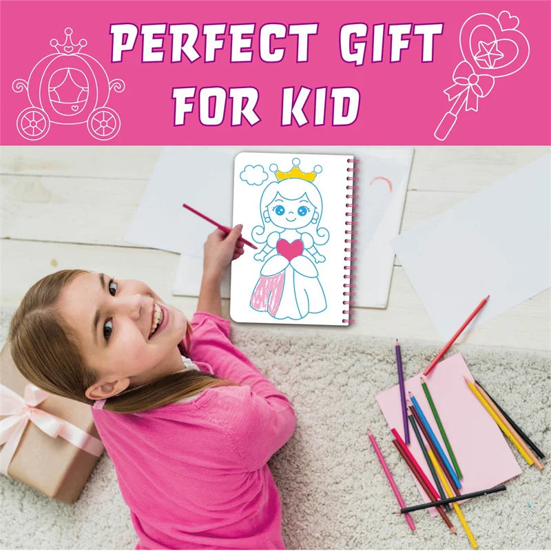 DIY Cartoon Magical Transfer Painting Crafts for Kids Arts and Crafts Toys Children Creative Educational Learning Drawing Toys