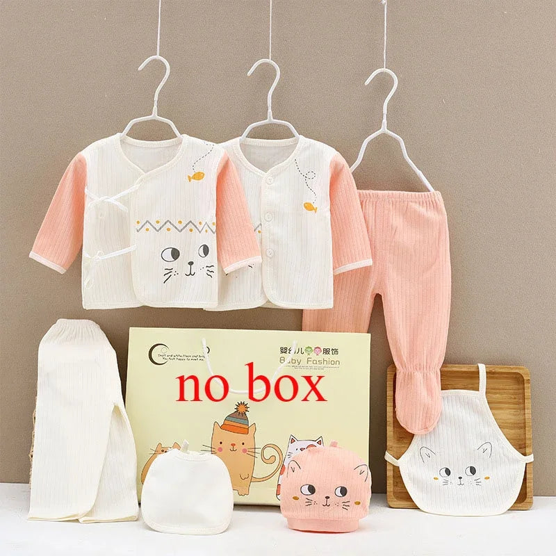 Newborn Baby Boy And Baby Girl Clothes 7pc Gift Set