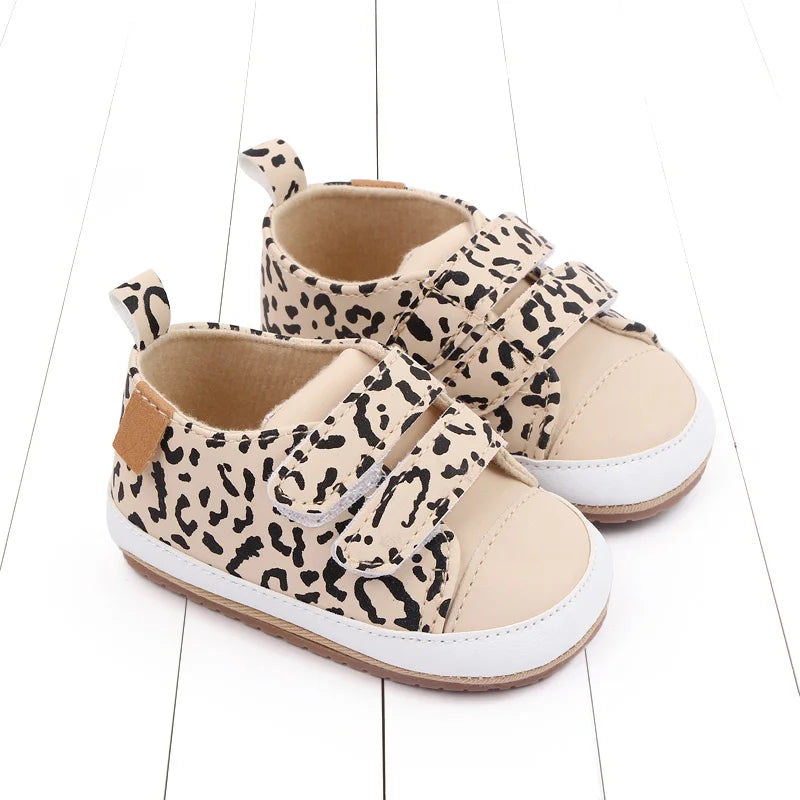 2025 New Fashion Baby Casual Sneaker Spring and Autumn Soft PU and TPR Sole Anti-slip High Quality Hot Selling for 0-18M