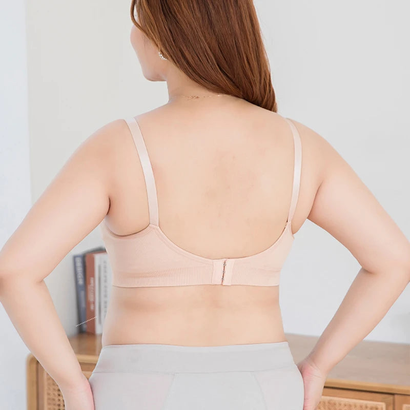 Adjustable Seamless Plus Size Nursing Bra Breathable Women Breastfeeding Bra High Quality Underwear Maternity Clothes Push Up