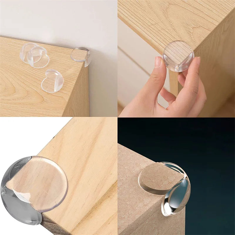 5pcs/10pcs Baby Safety Silicone Protector Table Corner Edge Protection Cover Electric Socket Children Anticollision Guards
