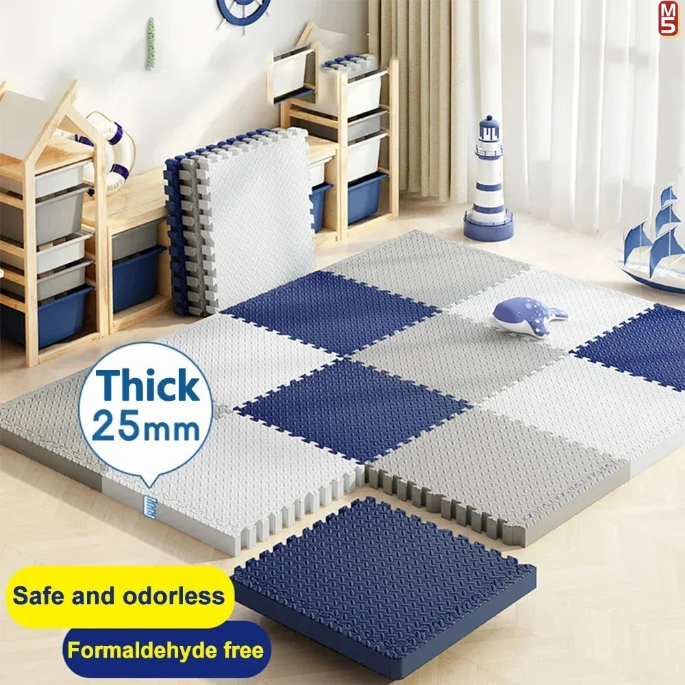 Thickened 2.5cm Baby Play Mat Children's Room Game Mat Carpet Soundproof Playing Activity Gym Mat Puzzle Environmental