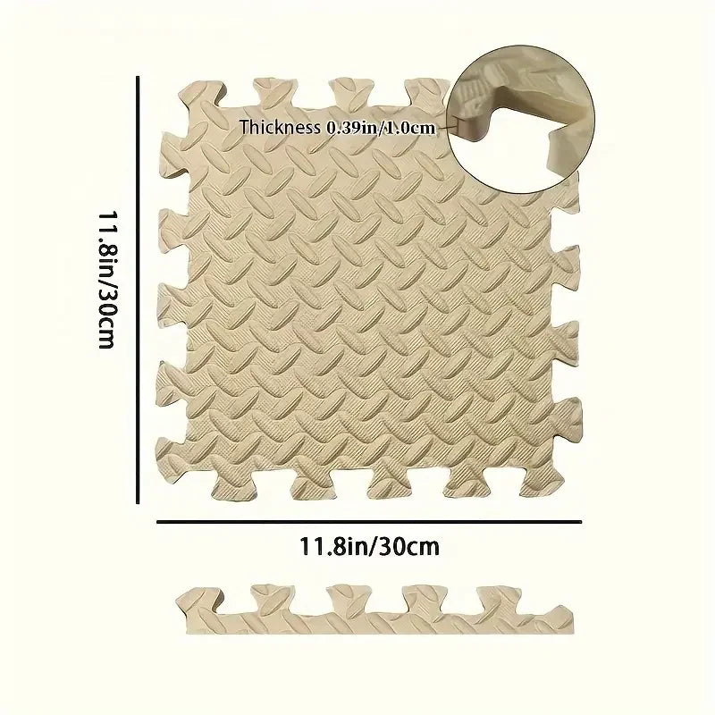 Interlocking Ethylene Vinyl Acetate Foam Play Mat Patchwork Soft Floor Mat For Toddler Play Model PM01