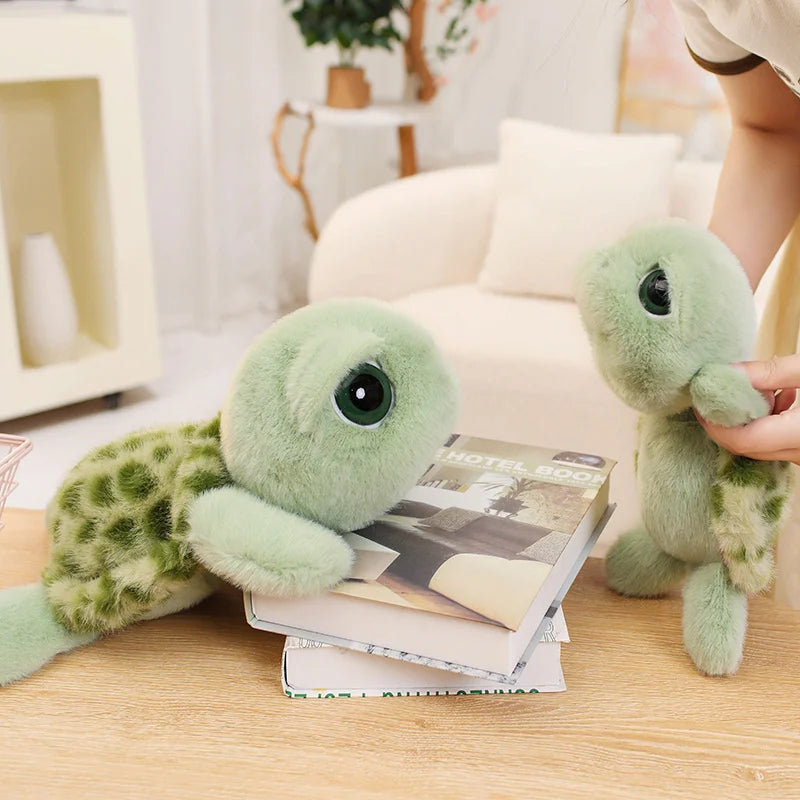 Realistic Tortoise Plush Toys Sea Turtle Cute Animal Doll Soft Stuffed Animal Baby Toy Gift Girls Birthday Gifts Room Decor